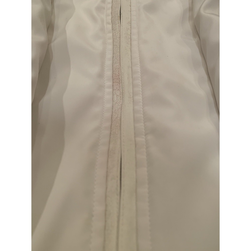 Liz Claiborne Jacket Women's Size Medium White Full Zip Hood - Picture 13 of 15